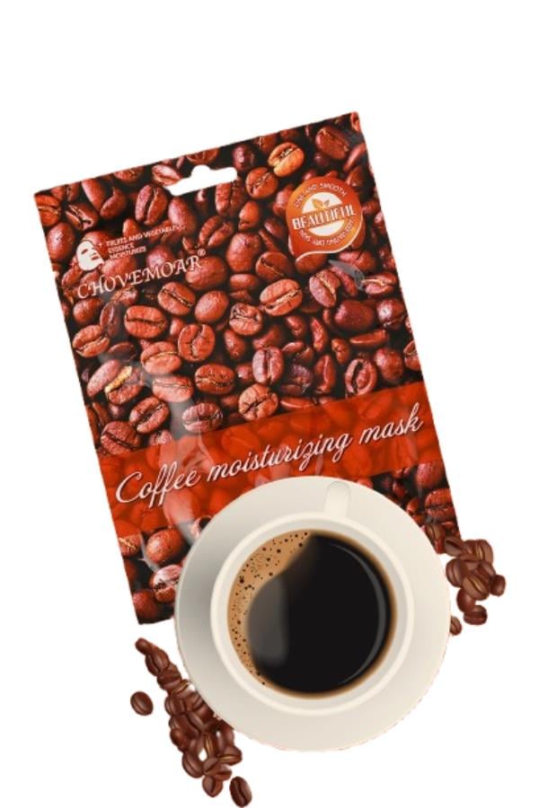 Kağıt Yüz Maskesi Kolajen Kahve Çekirdeği Özlü 