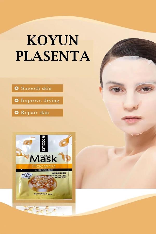 Kağıt Yüz Maskesi Koyun Plesanta Özlü