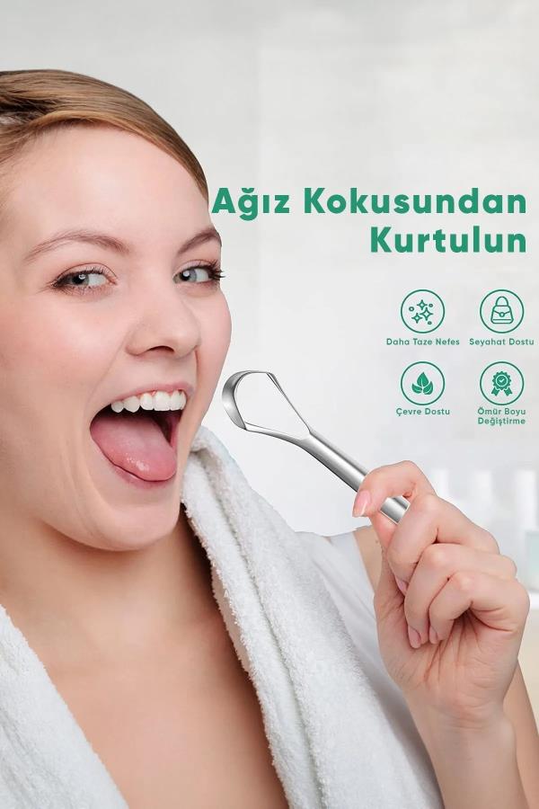 Kaşık Dil Temizleyici Dil Sıyırıcı