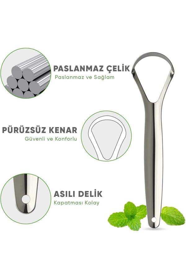 Kaşık Dil Temizleyici Dil Sıyırıcı