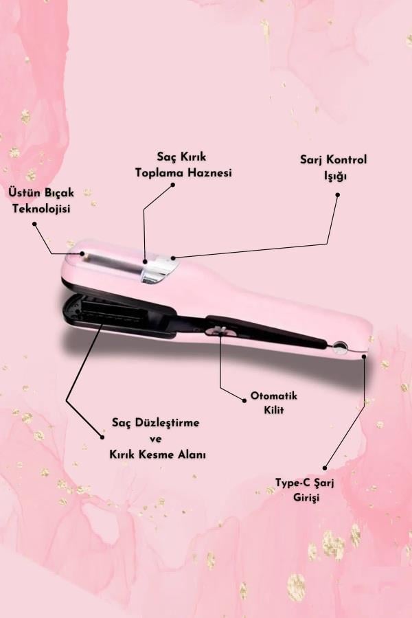 Kırık Saç Alma Makinesi Şarjlı