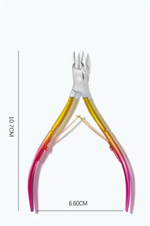 Kırmızı Metalik Manikür Pensi XL17