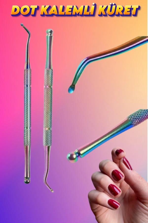 Manikür Pedikür Kronk Dot Uçlu Çift Taraflı XLK103