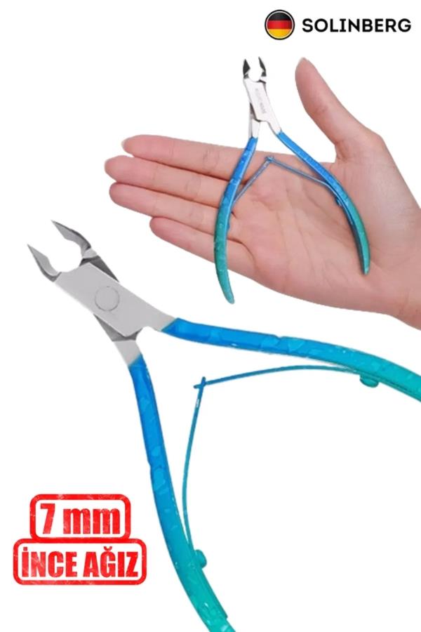 Mavi Glitter Manikür Pensi