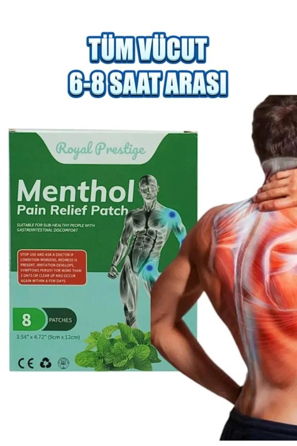 Mentollü Tüm Vücut Ağrı Sızı Bandı