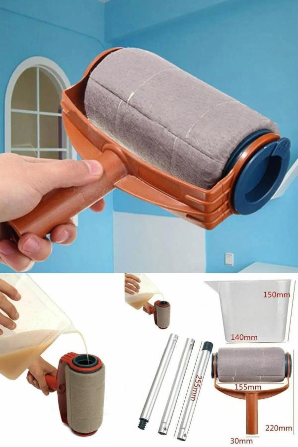 Pintar Boya Badana Rulo Seti Facil