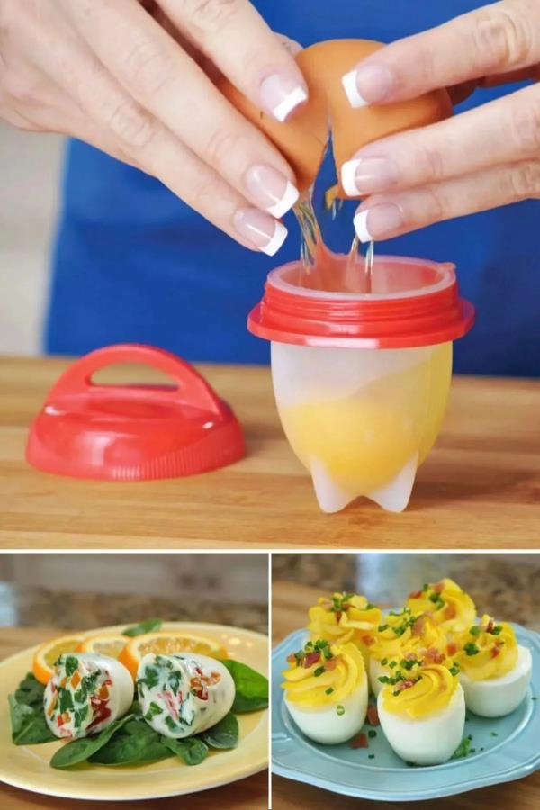 Pratik Yumurta Haşlama Kabı