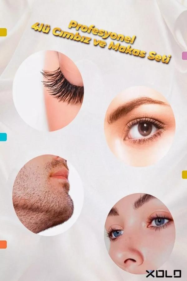 Renkli 4'lü Cımbız Seti 