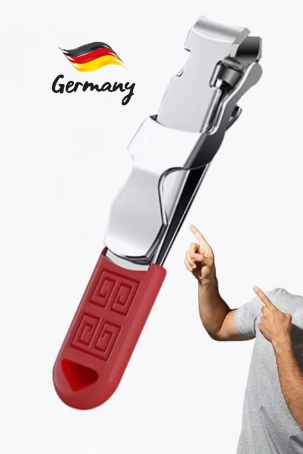 Rubber Tırnak Makası Düz Uçlu Kırmızı