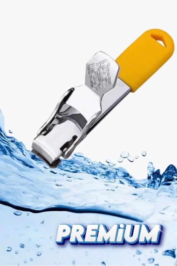 Rubber Tırnak Makası Düz Uçlu Sarı