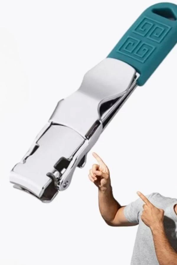 Rubber Tırnak Makası Düz Uçlu Yeşil