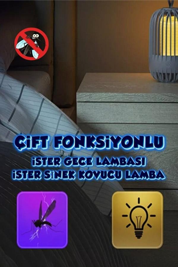 Şarjlı Asılabilir Flash Sinek Öldürücü Cız