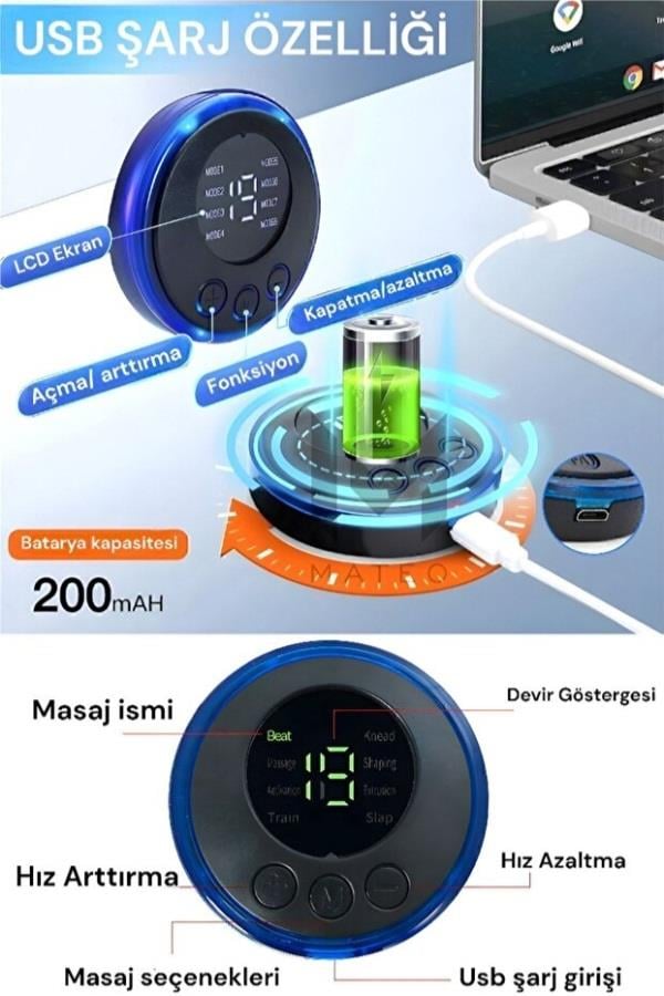 Şarjlı Ayak Masaj Aleti