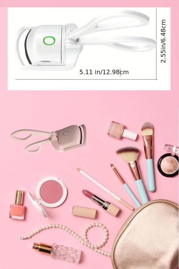 Şarjlı Isıtmalı Elektrikli Kirpik Kıvırıcı