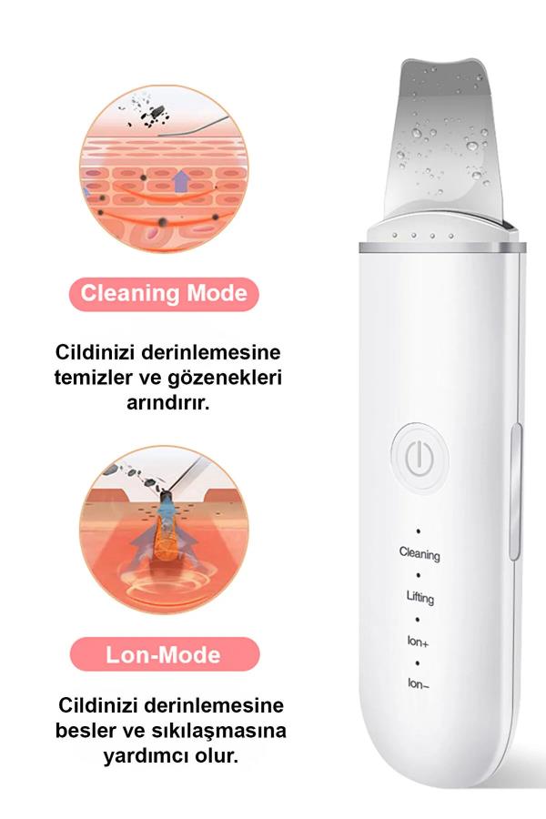 Şarjlı Yüz Siyah Nokta Temizleme Spatula