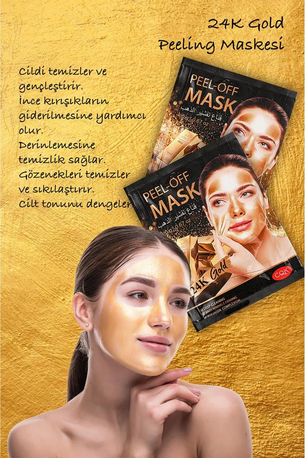 Siyah Çamur Maske Peeling Altın