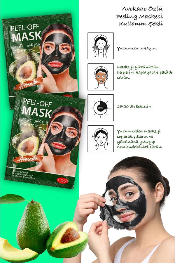 Siyah Çamur Maske Peeling Avokado