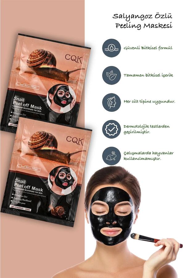 Siyah Çamur Maske Peeling Salyangoz