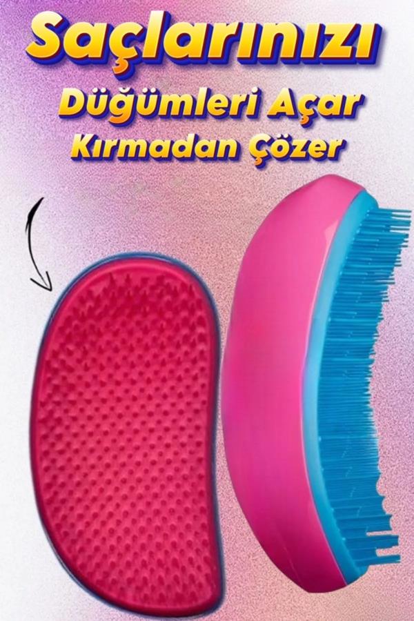 Tongle Tze600 Saç Açma Fırçası Asorti