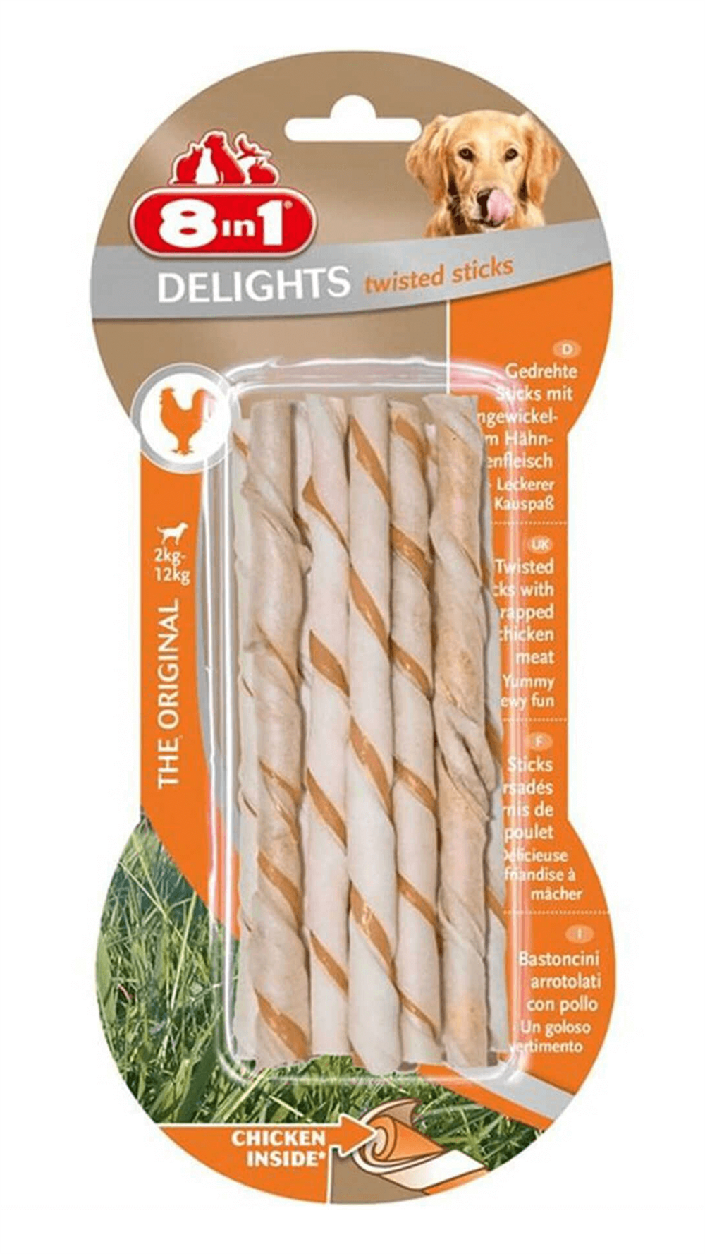 8in1 Delights Bones Köpekler için Ödül Çubuğu 10 Adet