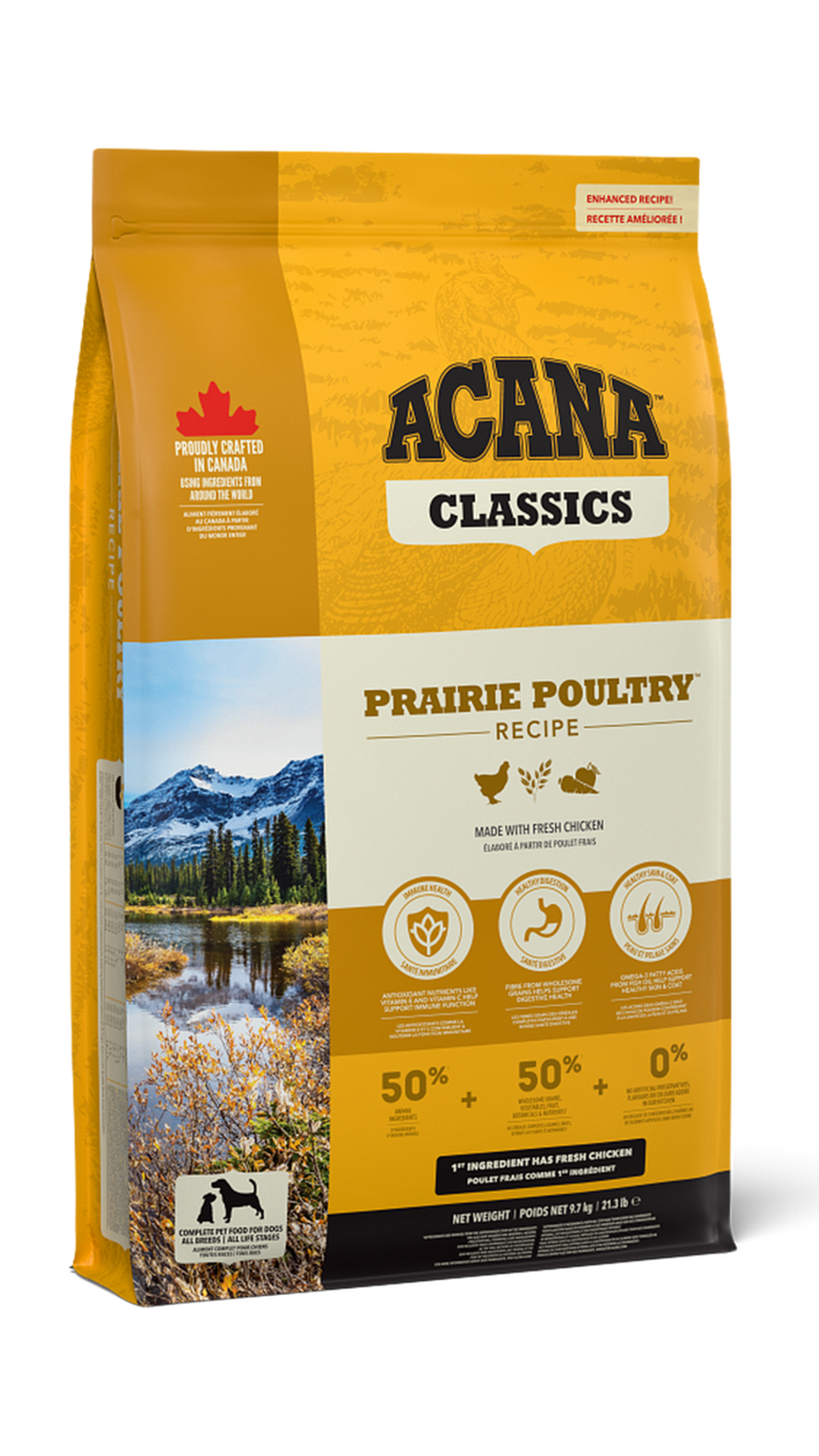 Acana Classics Prairie Poultry Tavuklu ve Hindili Düşük Tahıllı Köpek Maması 2kg