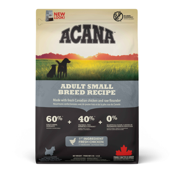 Acana Heritage Small Breed Küçük Irk Tahılsız Yetişkin Köpek Maması 2kg