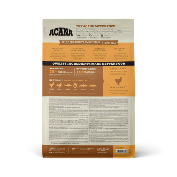 Acana Wild Prairie Tavuklu ve Balıklı Tahılsız Kedi Maması 1,8kg