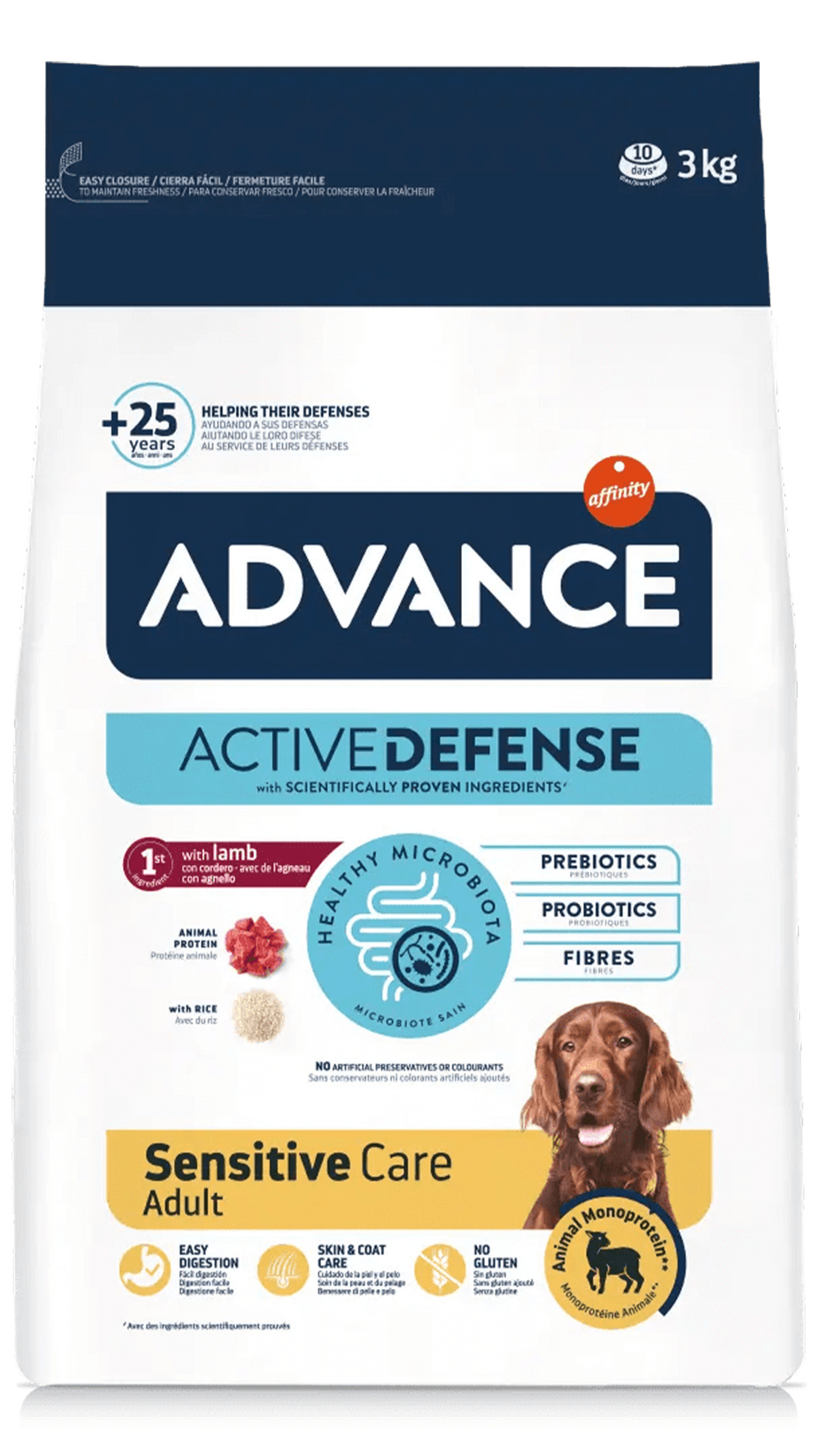 Advance Kuzu Etli ve Pirinçli Hassas Yetişkin Köpek Maması 3kg