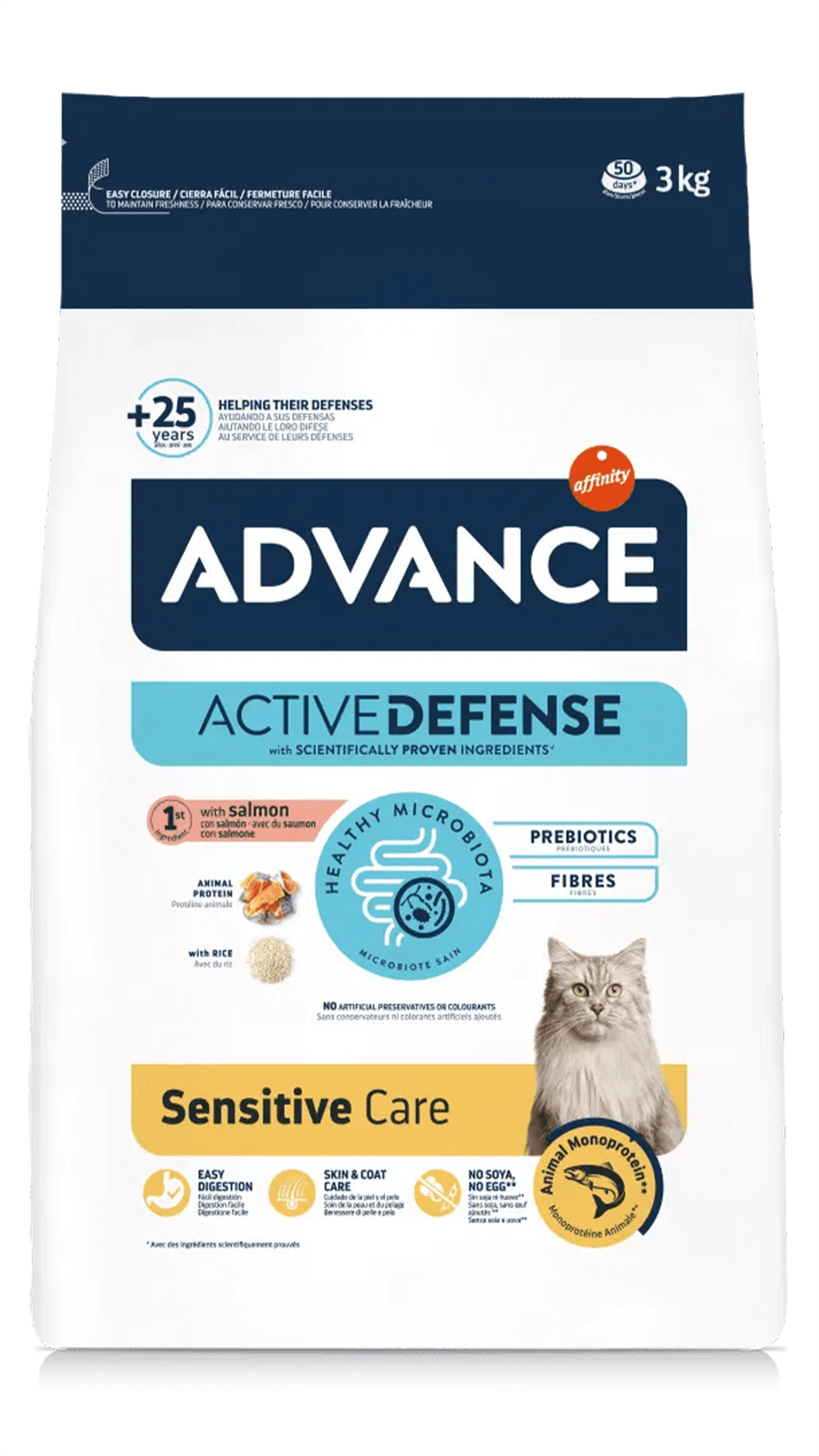 Advance Sensitive Somonlu Yetişkin Kedi Maması 3kg