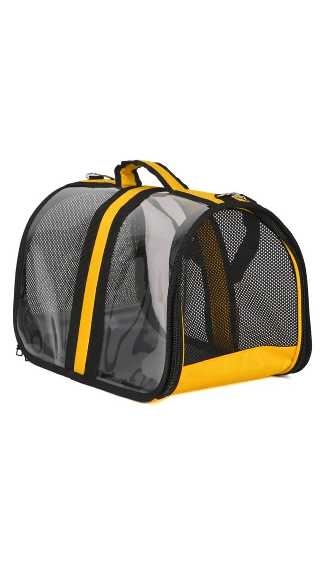 Bacco Milano Şeffaf Çanta Sarı 44X28X28 Cm