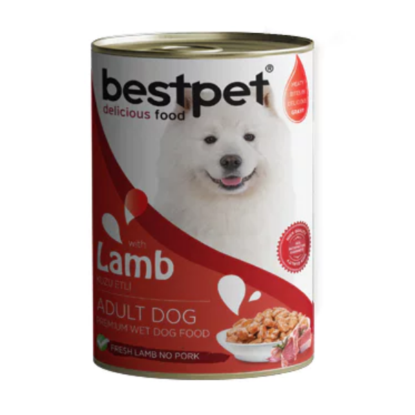 BESTPET DOG WITH LAMB IN GRAVY 400 G 24 ADET