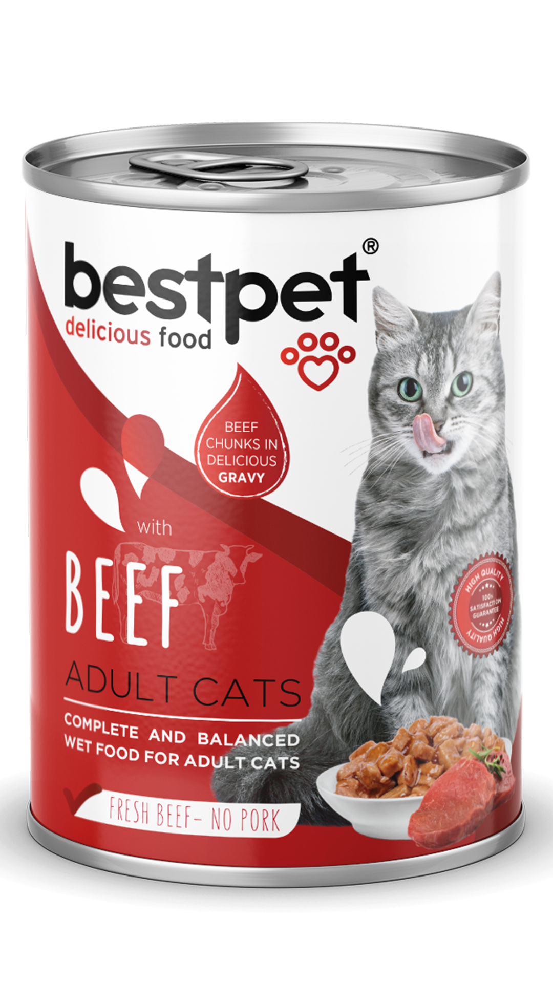 BestPet Sığır Etli Yetişkin Kedi Konservesi 400gr