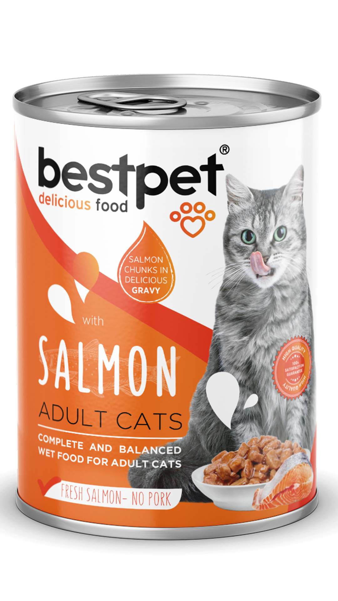 BestPet Somon Balıklı Yetişkin Kedi Konservesi 400gr