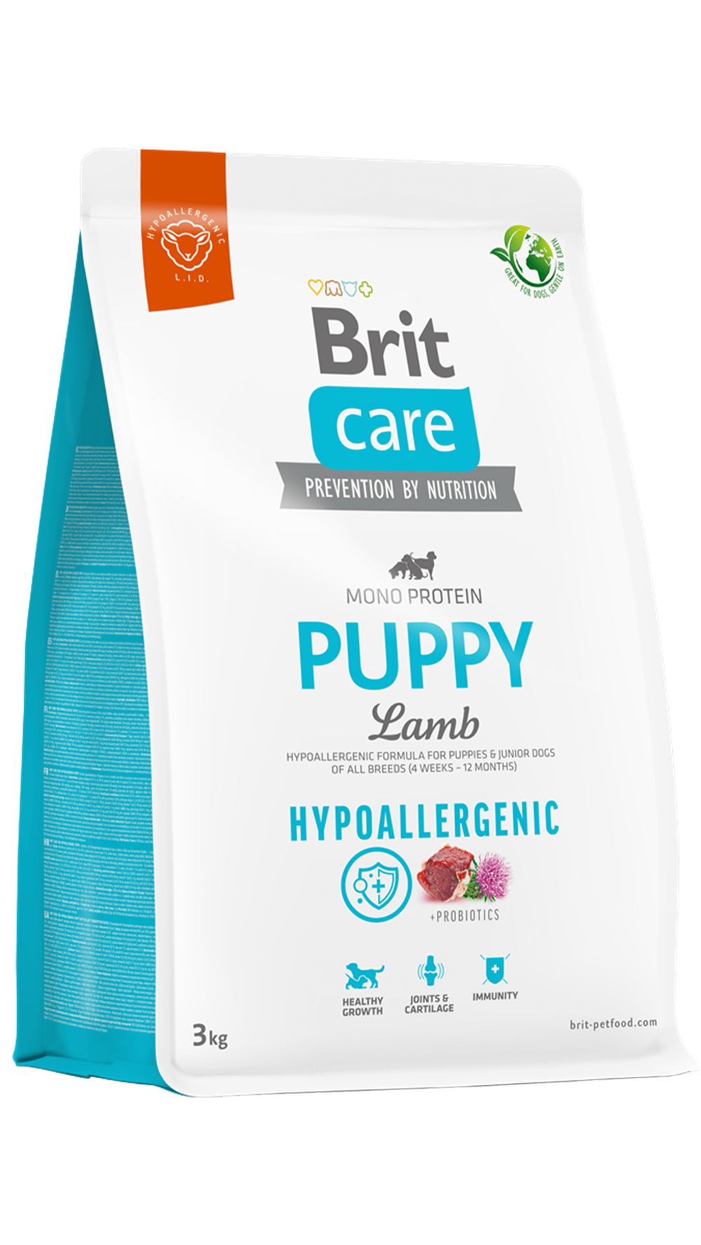 Brit Care Hypo-Allergenic Tüm Irklar için Kuzulu Yavru Köpek Maması 3kg