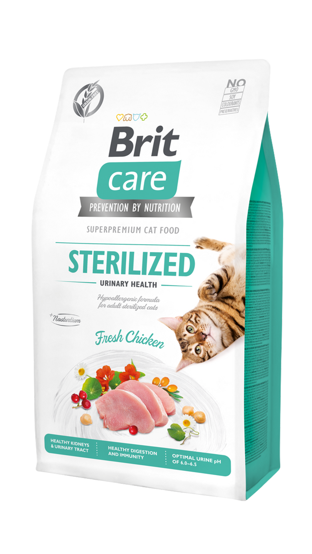 Brit Care Hypo Allergenic Urinary Tahılsız Tavuklu Kısırlaştırılmış Kedi Maması 7 Kg