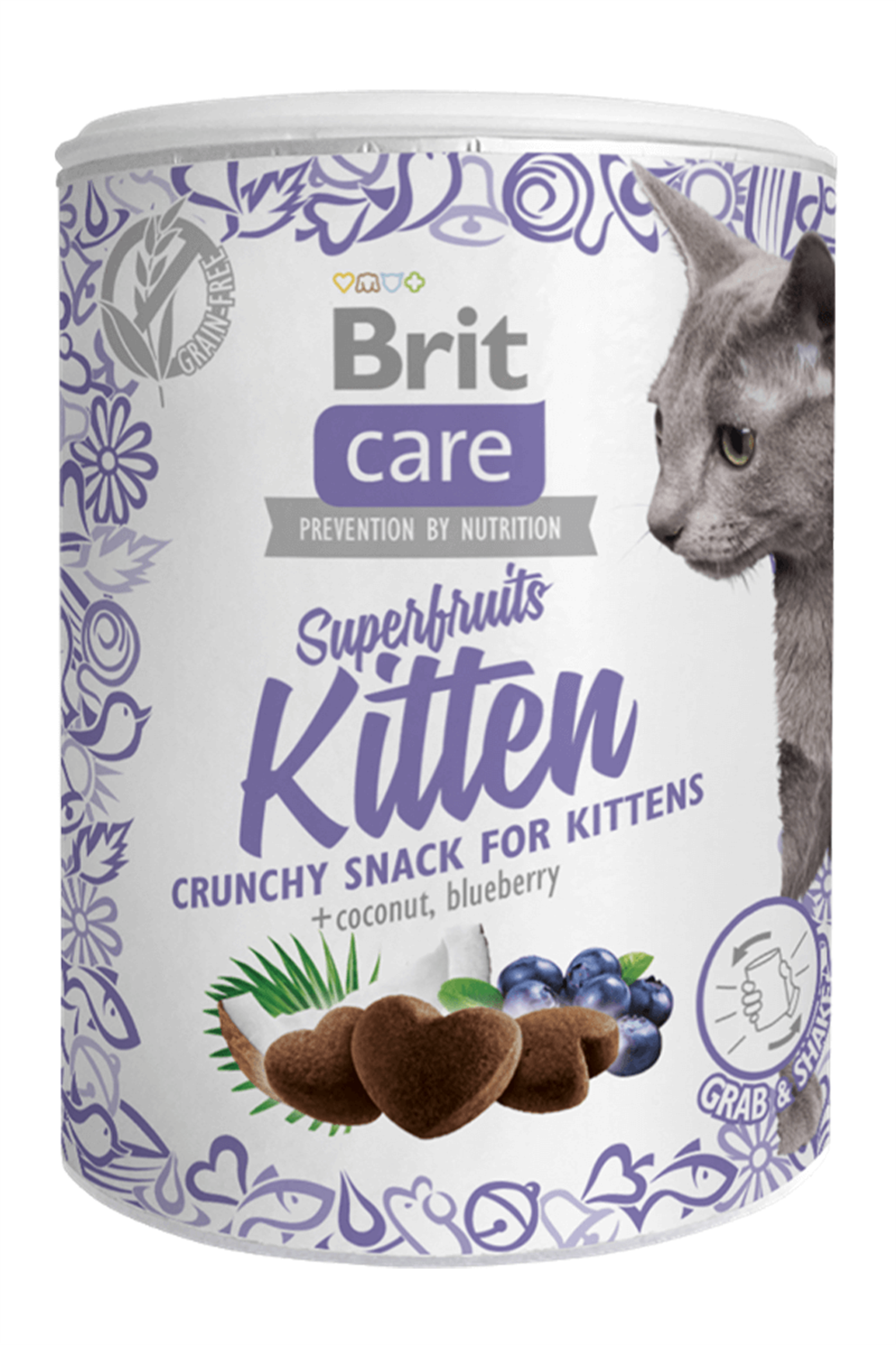 Brit Care Snack SuperFruits Yavru Kedi Ödül Maması 100 Gr