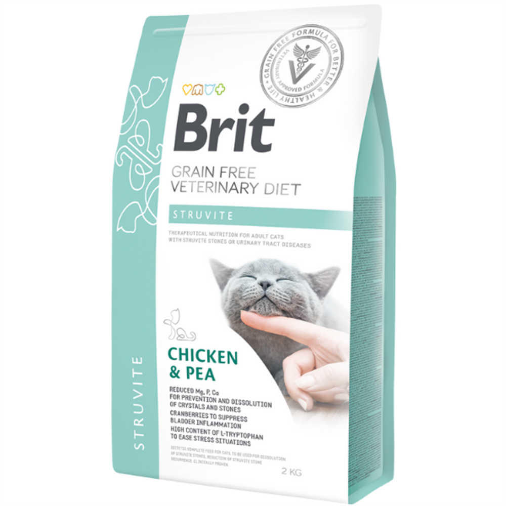 Brit Veterinary Diet Struvite İdrar Yolu Sağlığı Destekleyici Tahılsız Kedi Maması 2 kg