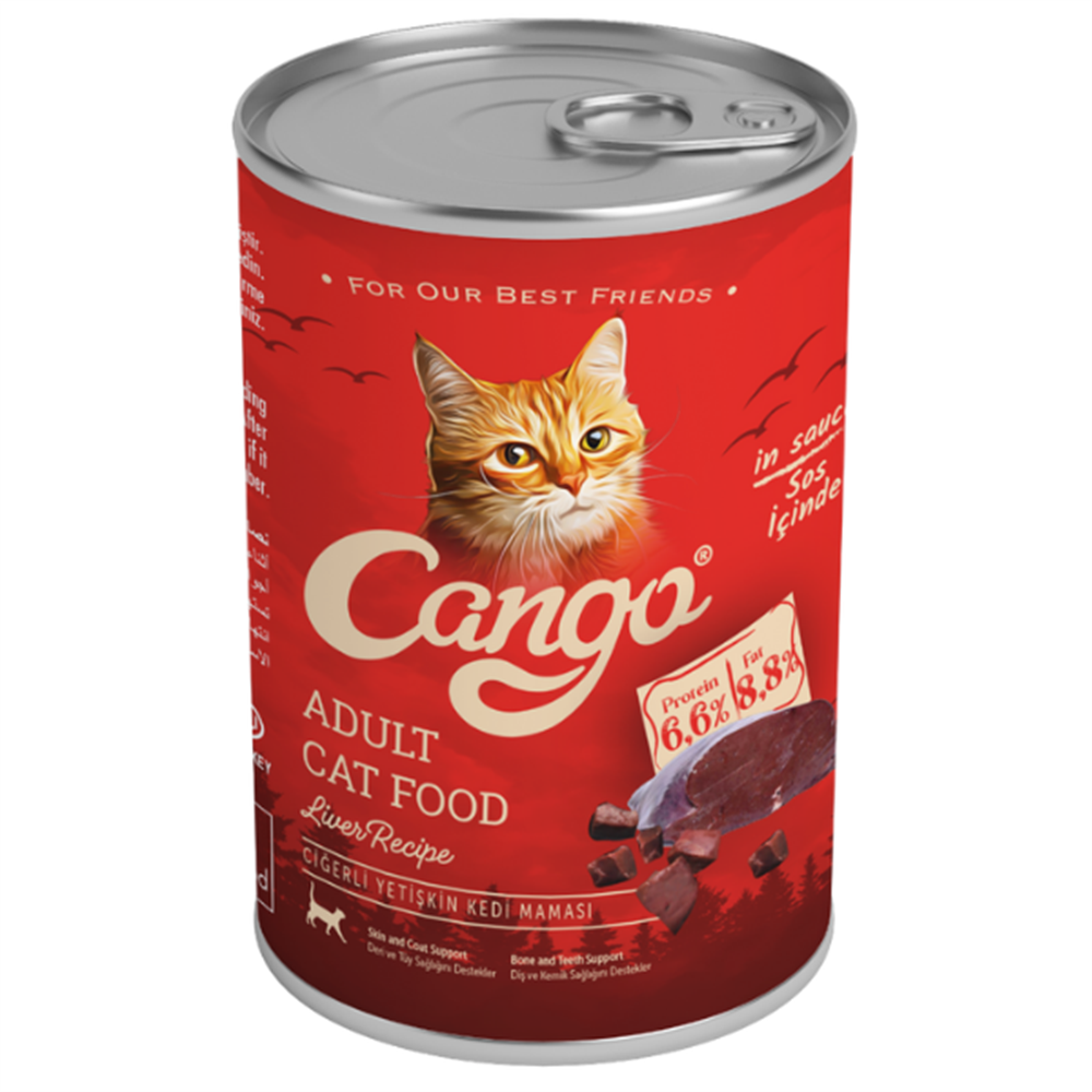 Cango Adult Cat Food Ciğerli Yetişkin Kedi Maması 415 Gr