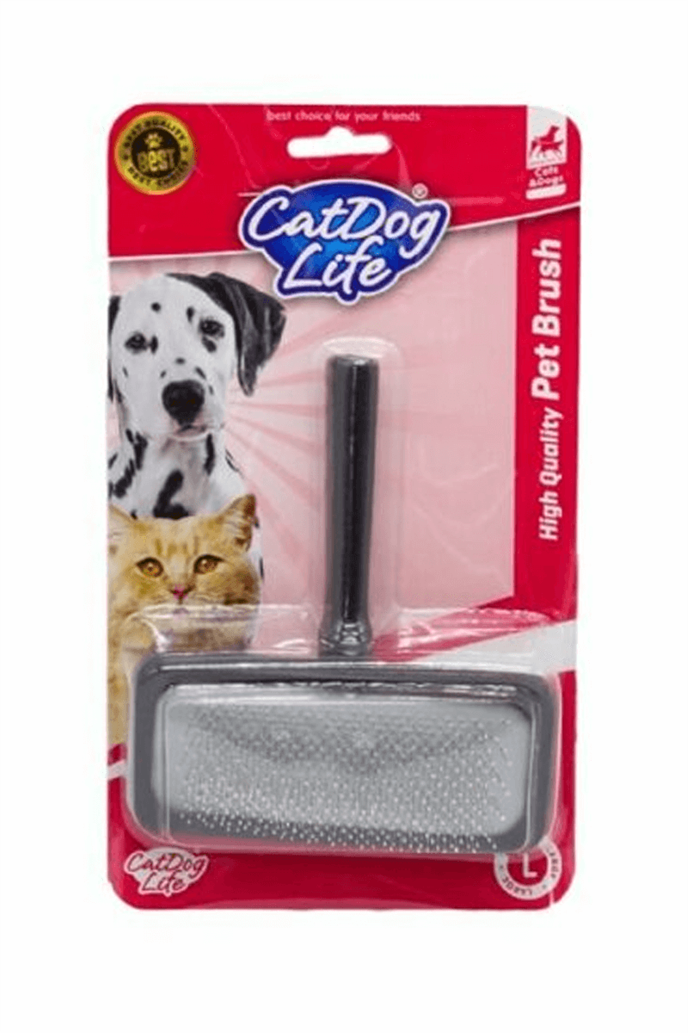 CAT/DOGLİFE KEDİ ve KÖPEKLER İÇİN AHŞAP TELLİ FIRÇ L