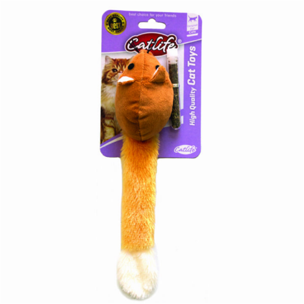 Catlife Kediler İçin Bıyıklı Uzun Kuyruklu Catnipli Fare