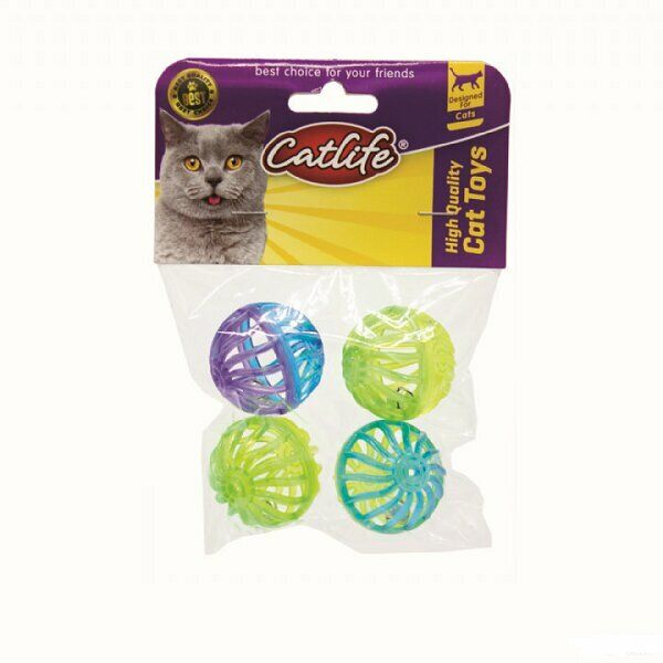 CATLİFE ZİLLİ KEDİ OYUNCAĞI 4 LÜ PAKET