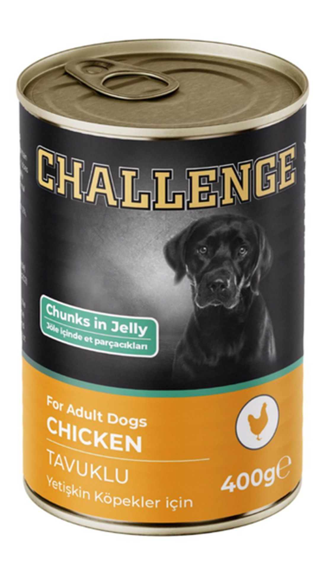 CHALLENGE KONSERVE KÖPEK TAVUKLU 400GR