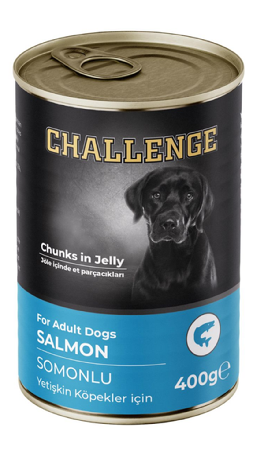 Challenge Somonlu Yetişkin Köpek Konservesi 400 gr