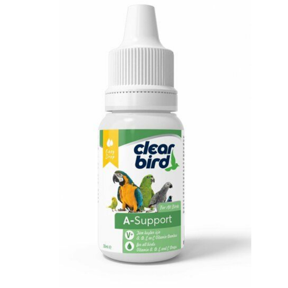 Clear Bird A Support Kuş Vitamini 30 Ml