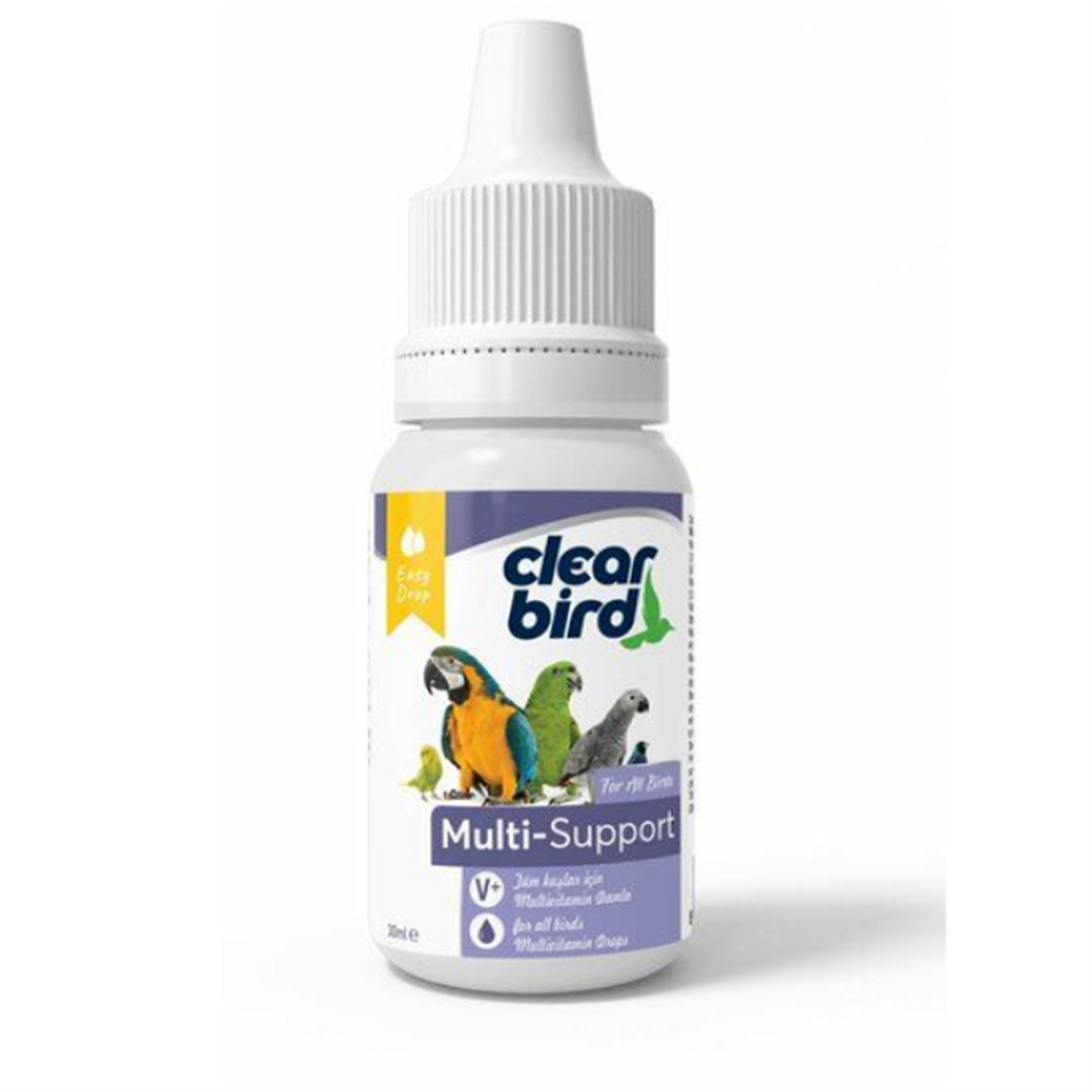 Clear Bird Multi Support Kuş Vitamini 30 Ml