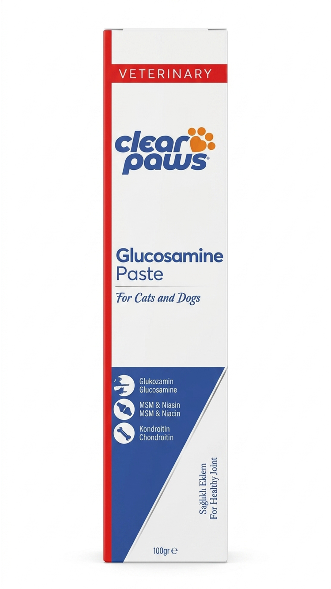 Clear Paws Vet Glukosamin Paste Kedi ve Köpek Maltı 100 Gr