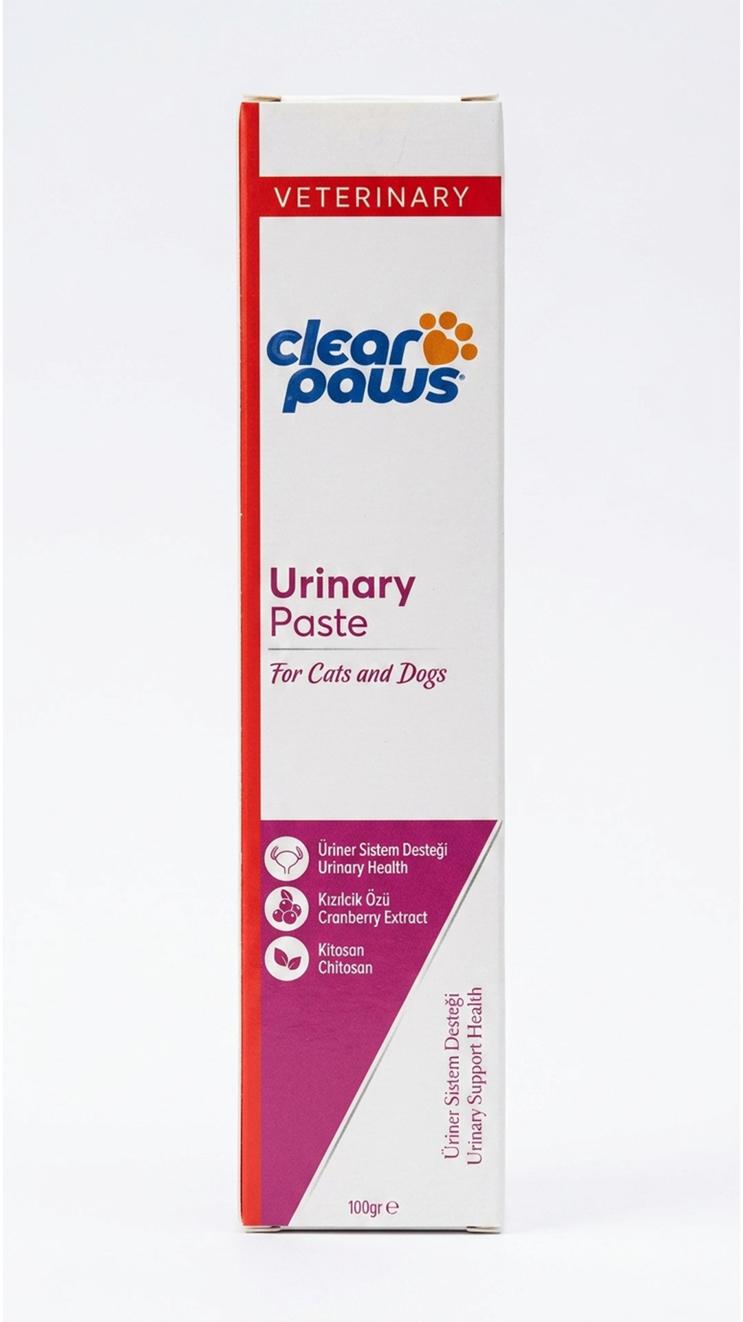 Clear Paws Vet Urınary Paste Kedi ve Köpek Maltı 100 Gr