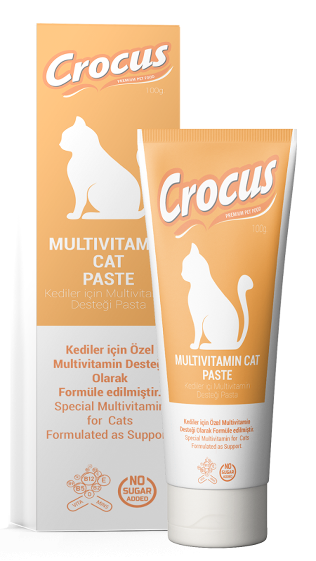 CROCUS KEDİ MULTİVİTAMİN MACUN 100 GRAM