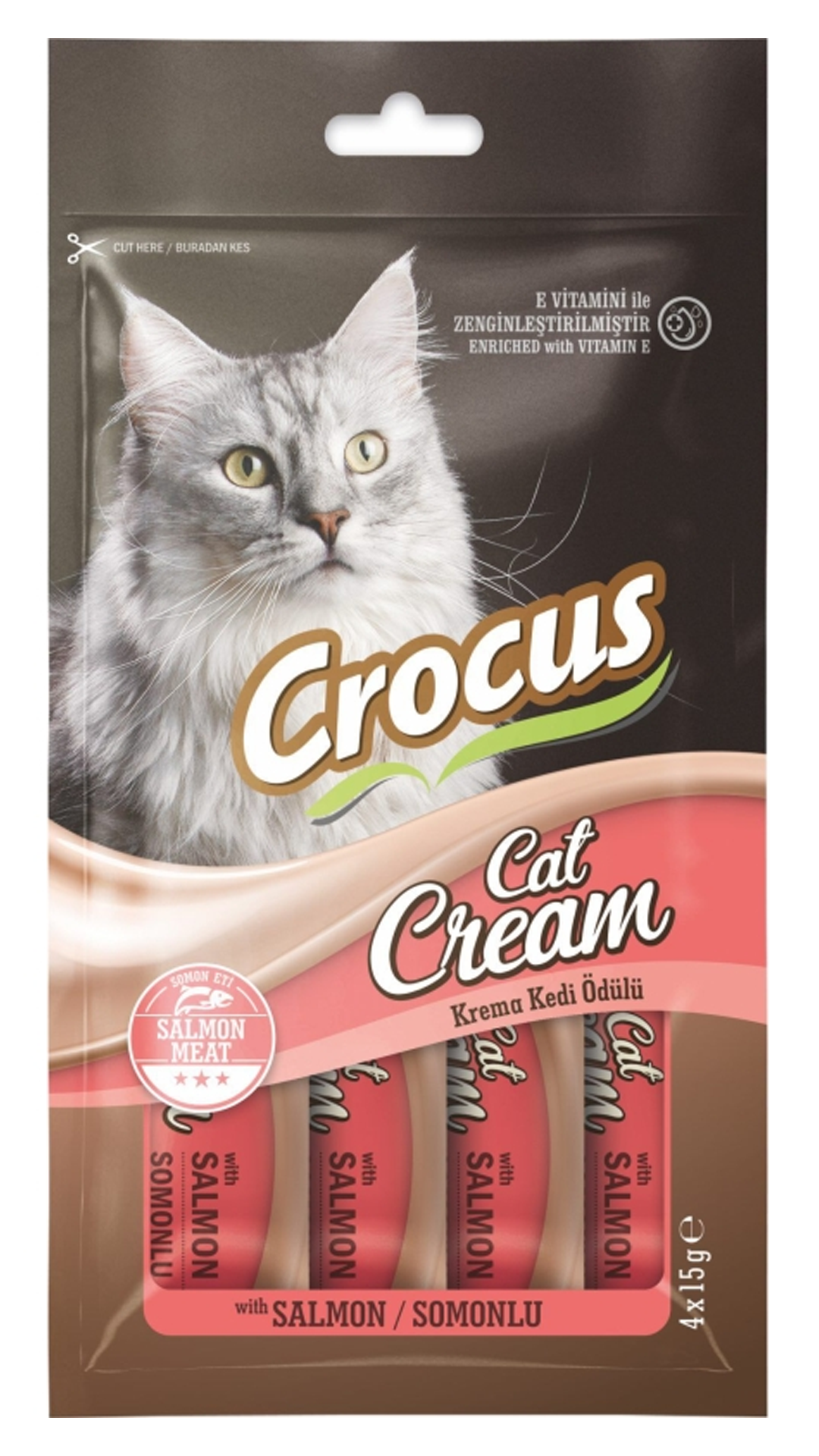 CROCUS SOMONLU KREMA KEDİ ÖDÜLÜ 4x15G