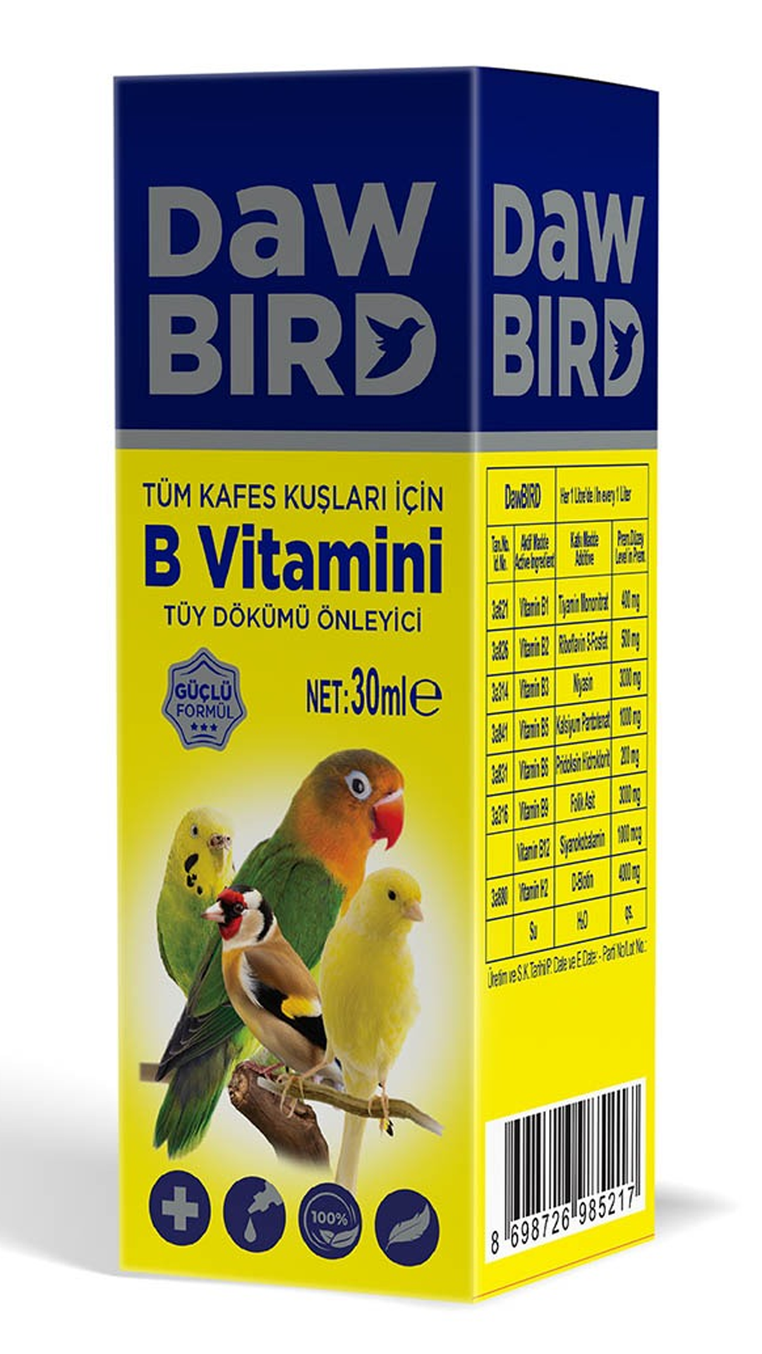 DAWBIRD B VİTAMİNİ 30 ML